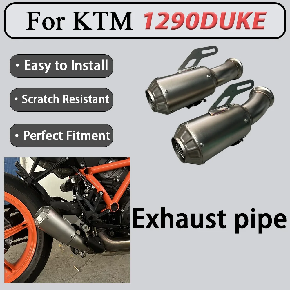 For KTM 1290 Super Duke 20-26 FST Exhaust Tail Section with Complete Set of Springs Direct Replacement for Original Tail