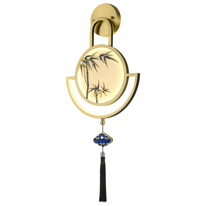 

Chinese wall lamp, living room, background wall, bedroom bedside lamp