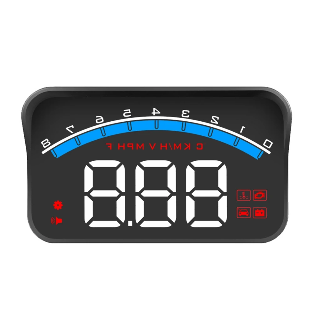 M6S HUD Head Up Display OBD2 Projector for Car Glass Auto Digital Speedometer Water Temperature Electronic Accessories