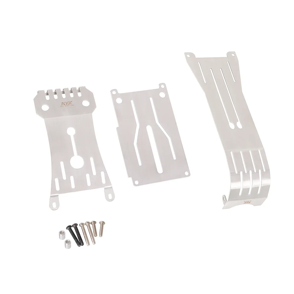KYX Racing Stainless Steel Chassis Protector Chassis Guard Armor Upgrades Parts Accessories for 1/10 RC Car Tamiya Hotshot II