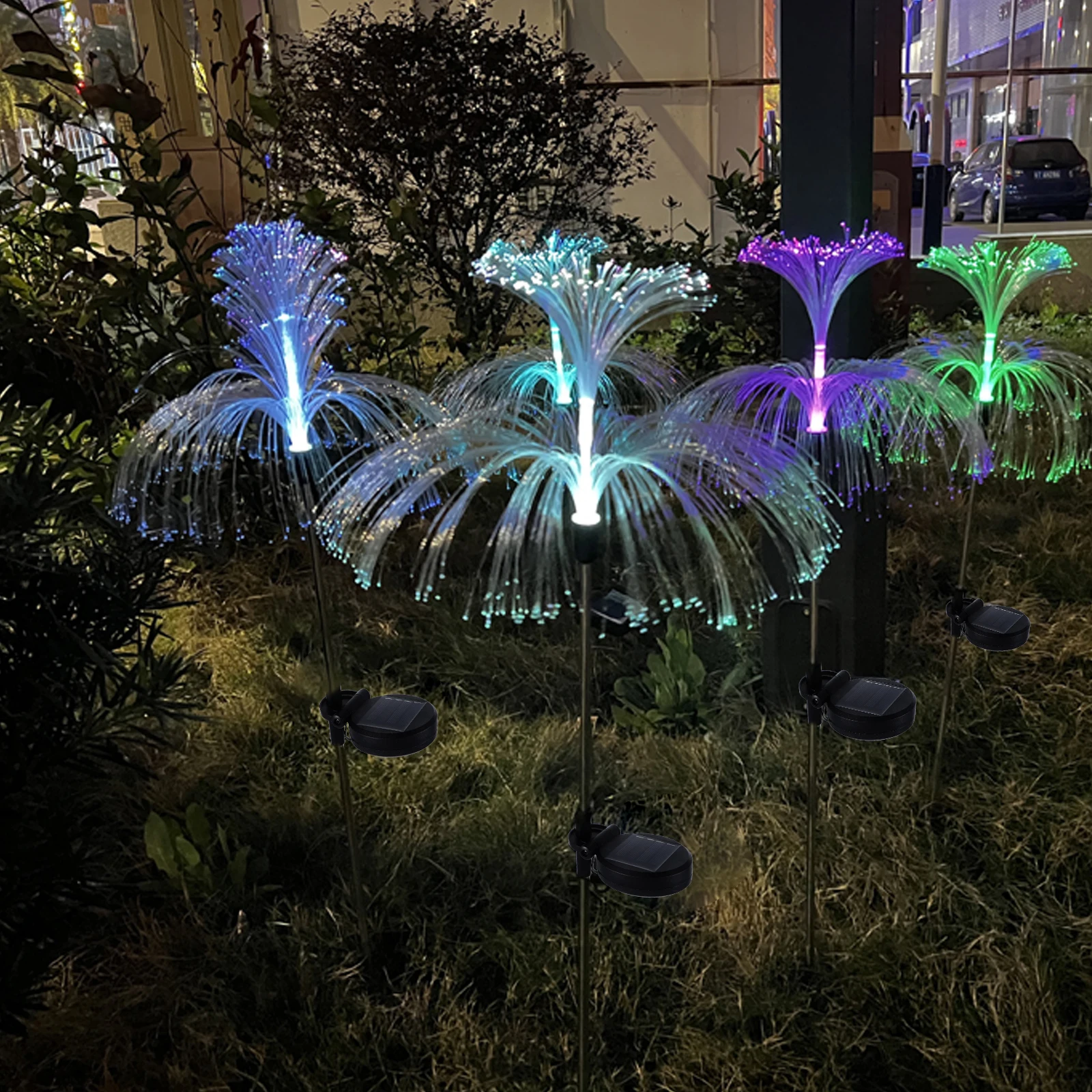 

Solar Jellyfish LED Outdoor Garden Jellyfish Light Lighting ABS NiMH Yard Decorations for Path Trees Flowers
