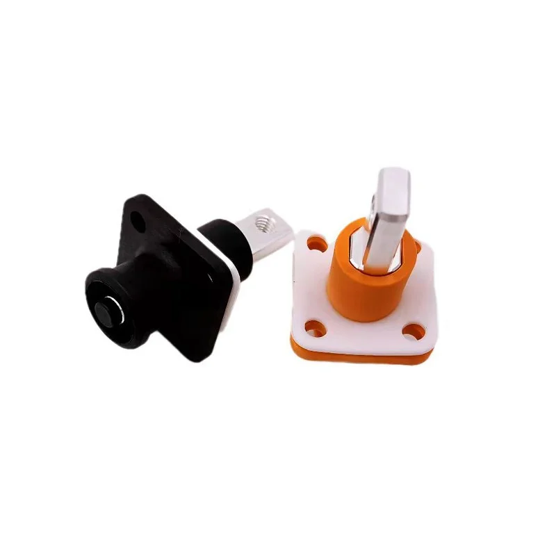 200A 200V IP67 Waterproof Energy Storage Connector Female Round Copper Contact Nylon Housing