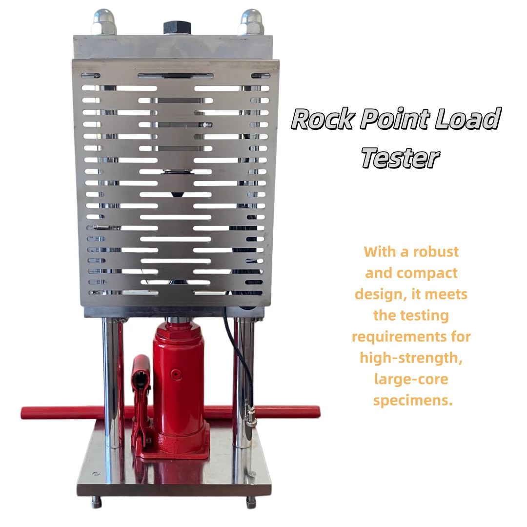 Portable Hydraulic Compression Load Tester 50-100kN Digital Display Mortar Charge Strength Tester  Rock Testing Equipment