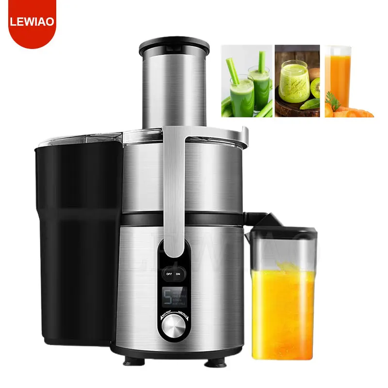 Electric Juicer Stainless Steel Centrifugal Fresh Juice Machine Easy to Clean and Anti-Drip Fruit Vegetable Juicer