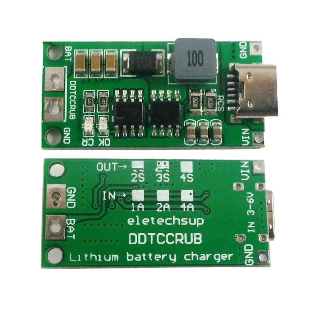 Polymer Multi-Cell Lithium Battery Step-Up Protection Board Li-Ion Charger Module Boost Module Lithium Battery Step-Up Boost