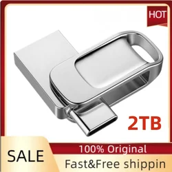 2TB USB 3.0 Flash Drive 2-in-1 OTG 1TB Type C USB Pendrive Stick External Mini Memory Stick For Compatible Smartphone/pc Android