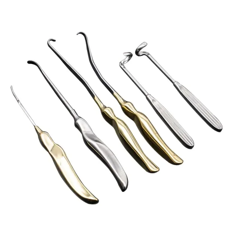 Rib Cartilage Cutting Knife Stripping Hook Stripper Left and Right Shovel Type Stainless Steel Nose Plastic Surgery Instrument