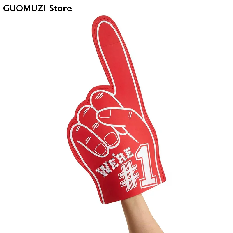 

【OD】Универсальный реквизит для черлидинга с большими пенопластовыми пальцами, реквизит для рук, спортивных мероприятий, аплодисментов, реквизит для вечеринки, номер 1, пенопластовый веерный палец