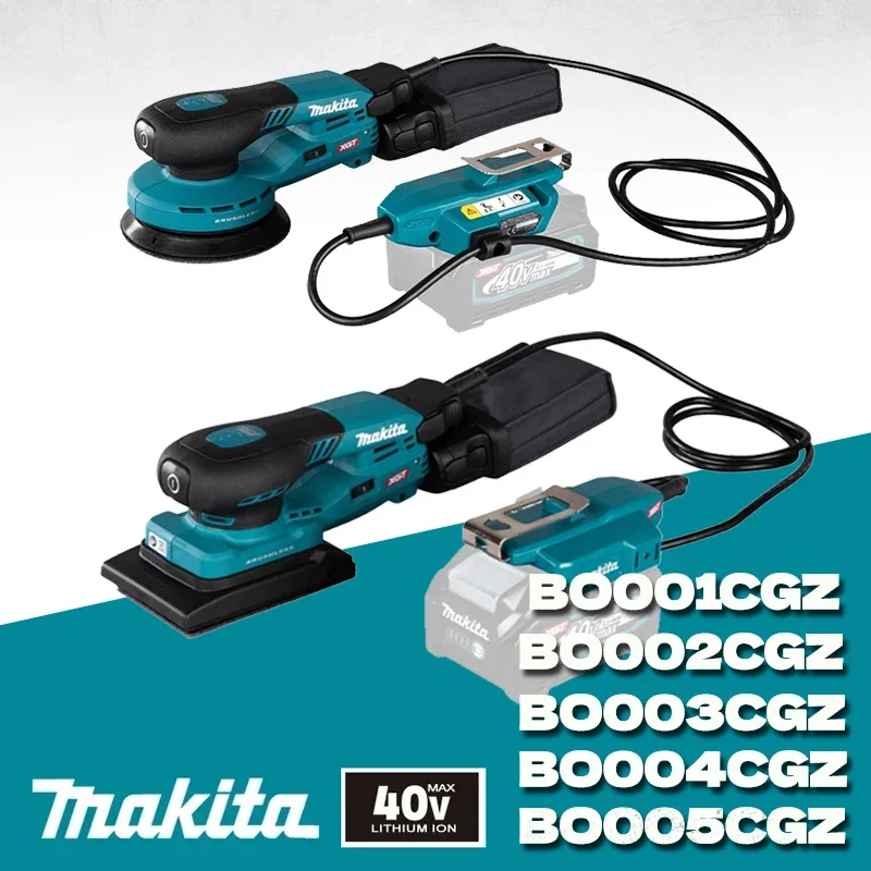 MAKITA 40V BO001CGZ BO002CG BO003CG BO004GZ BO005CGZ Brushless Cordless Orbital Sander Low Profile Quick Grinding Power Tools