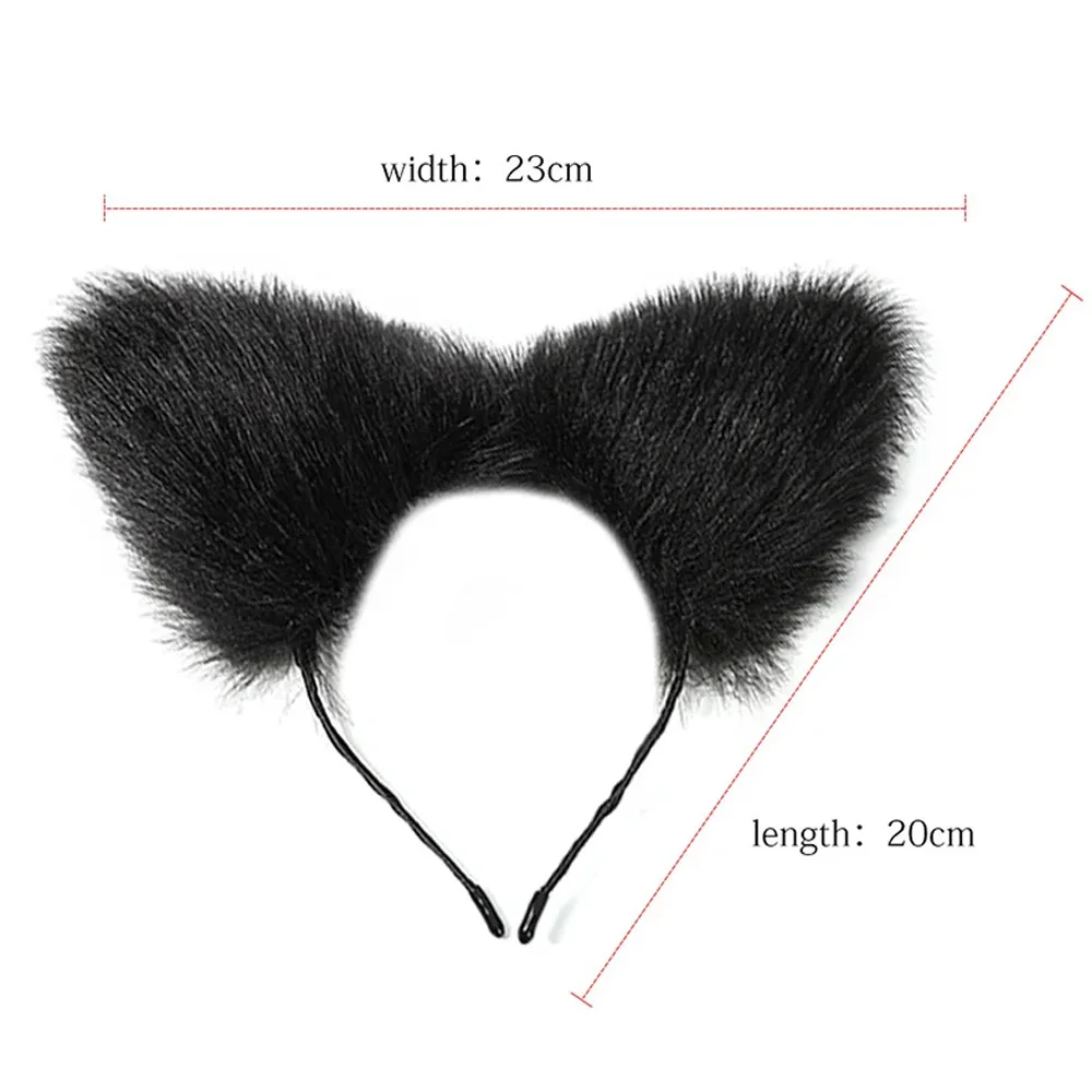 ألعاب الجنس الشرجي ذيل الثعلب بعقب المكونات مثير أفخم القط الأذن عقال مع أجراس قلادة مجموعة تدليك الجنس لعب للنساء الأزواج تأثيري #5