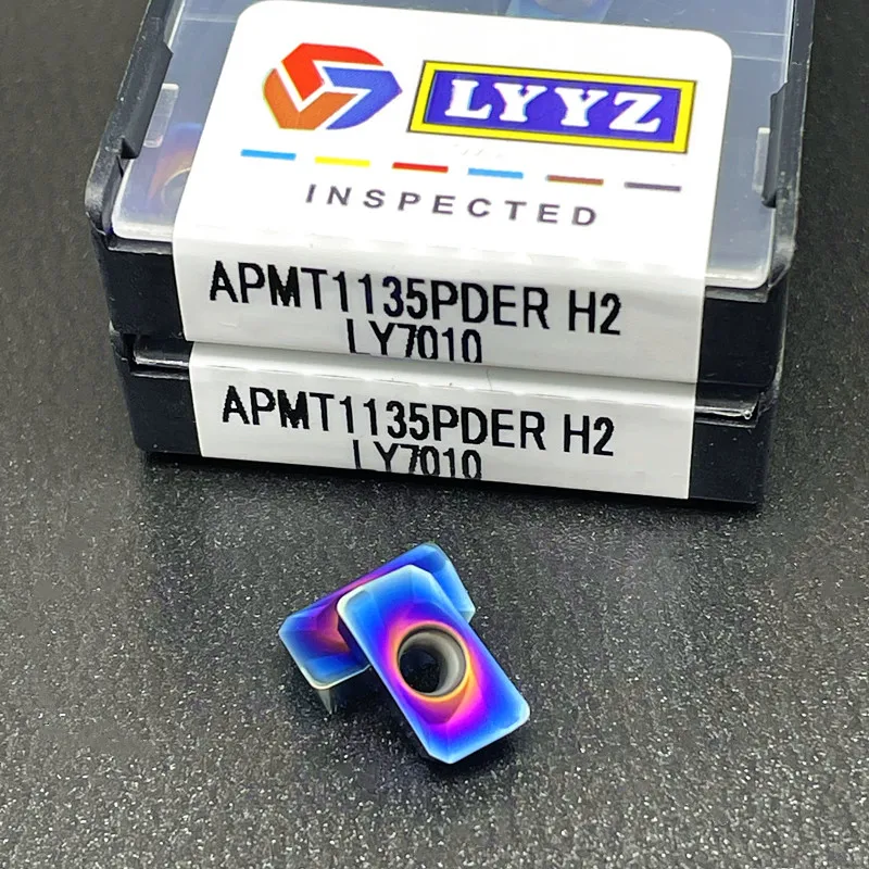 APMT1135PDER H2 APMT1135PDER M2 APMT1604PDER H2 M2 Нано-синий режущий инструмент из твердого сплава Фрезерный инструмент с ЧПУ APMT 1135 Концевой фрезерный инструмент