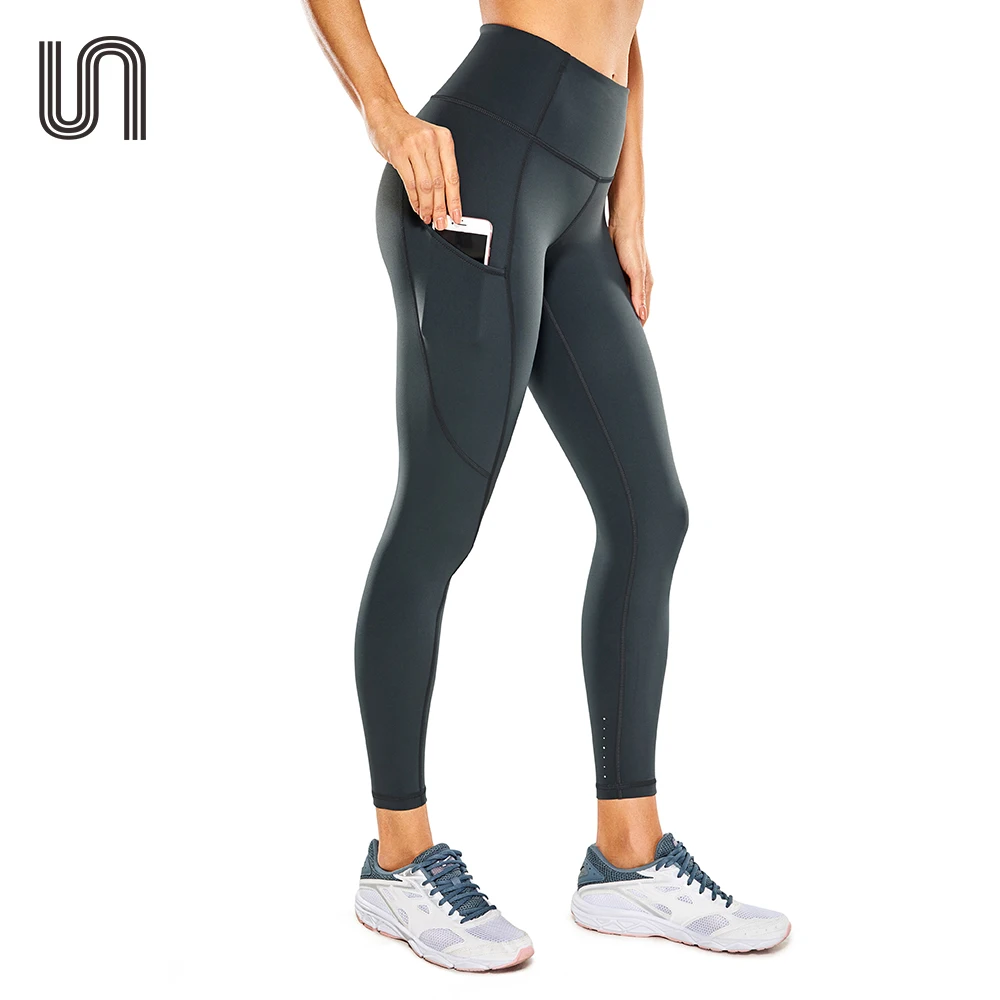 

Women's High Waisted Naked Feeling Yoga Pants with Pockets Workout Leggings - 25 Inches