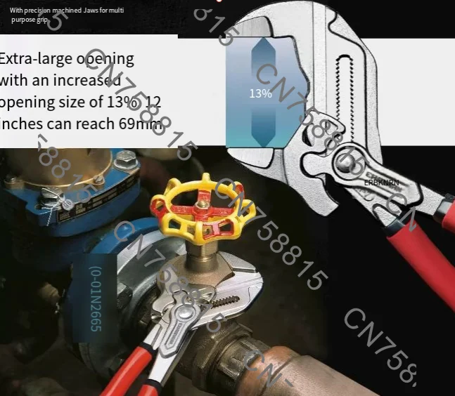 

Multifunctional car repair, telescopic wrench, movable wrench, clamp wrench, fast water injection pump, water pipe pliers
