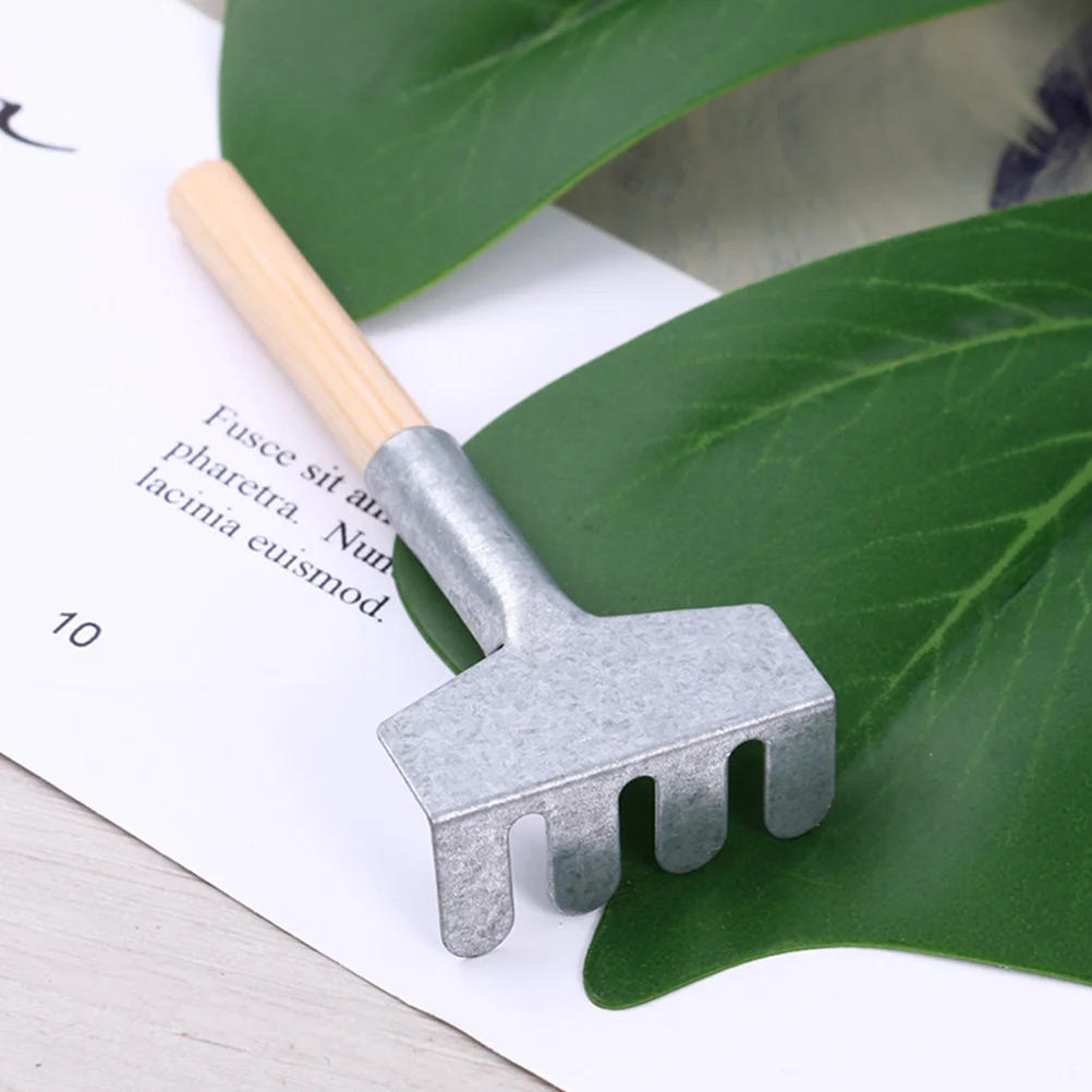 

5pcs Miniature Garden Tools Kids Rake Shovel Mini House Decorations Dollhouse Accessories Farming Bonsai Succulent Props