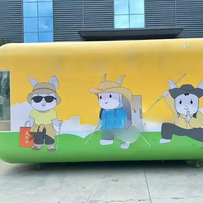 عربات طعام القهوة المتنقلة الصين المرحاض البيتزا الغذاء المقطورات هوت دوج شاحنة الغذاء حسب الطلب