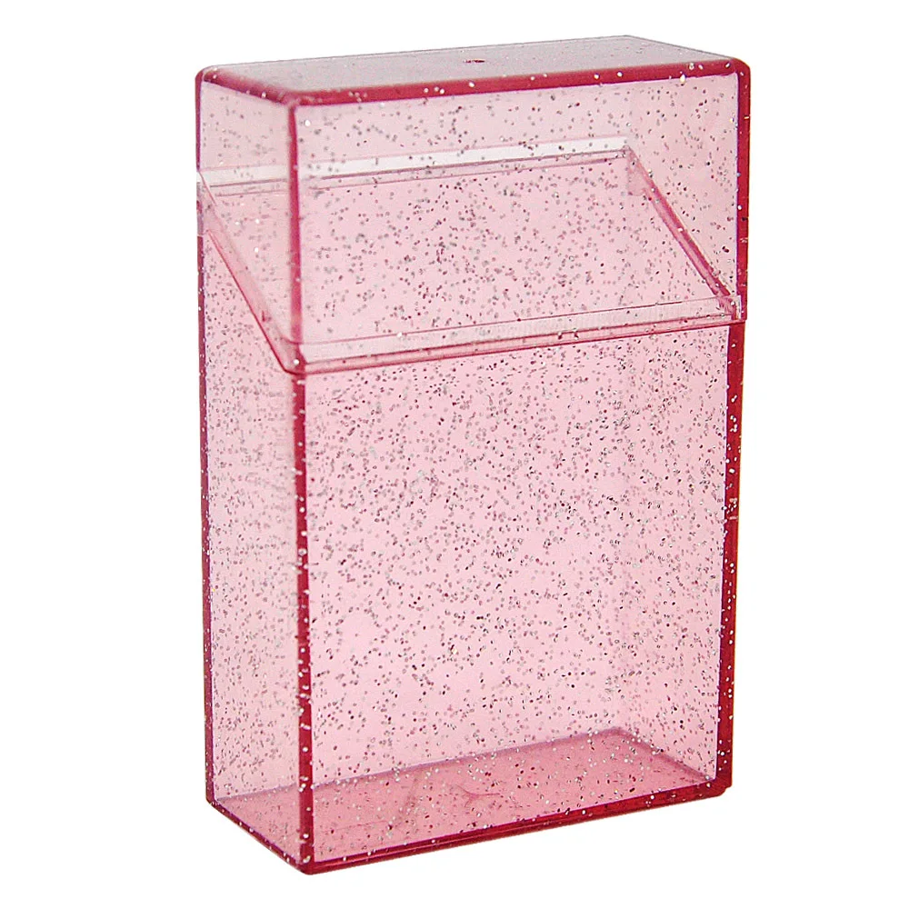 Glittery Crystal Case for 24pcs King Size 84mm Cigarettes Tobacco Smoking Storage Box