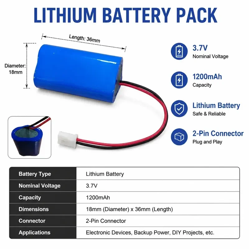 [New] Battery for Mindray SP1 Patient Monitor Rechargeable Lithium Ion Power Supply with Medical Equipment