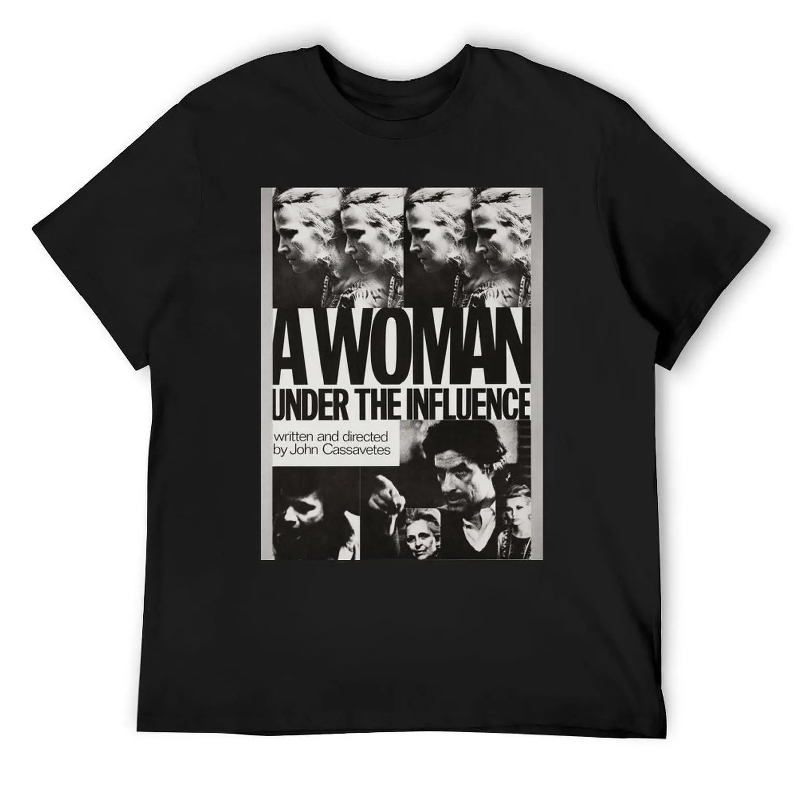 A Woman Under the Influence John Cassavetes T-Shirt tops plus size clothes mens workout shirts