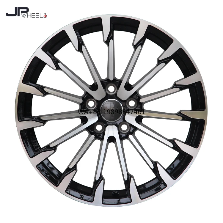 

New Black Aluminum Alloy Casting Wheels 18-21 Inch 5x112 PCD 40mm ET Multi Spoke Car Rims for Audi #01023