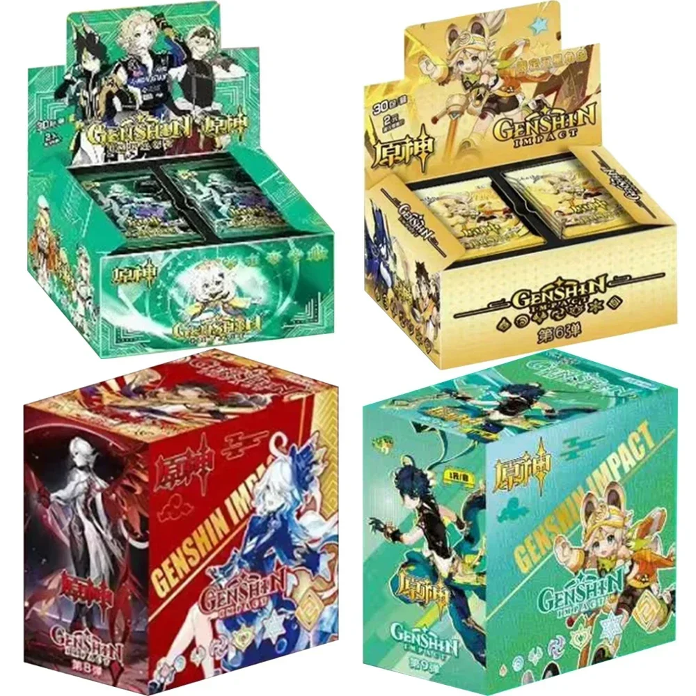 Cartão Genshin Impact Pure Gold, Coleção de Jogos, Walnut Thunder, Estilo Geral, Anime, Luxo Clássico, Limitado, Novo