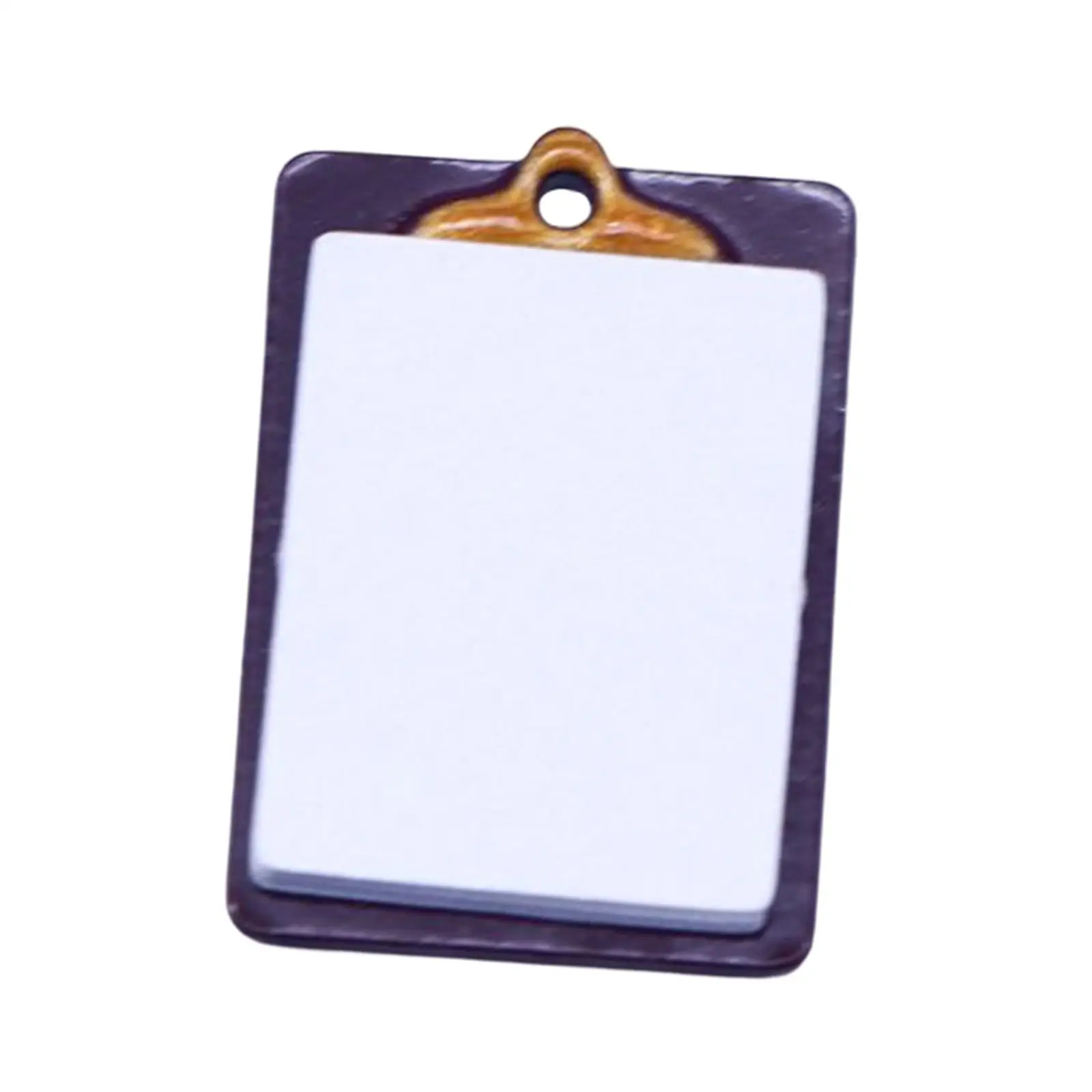 Alloy Dollhouse Writing Board, Furniture Decoration Accessories, 1/12 Miniature