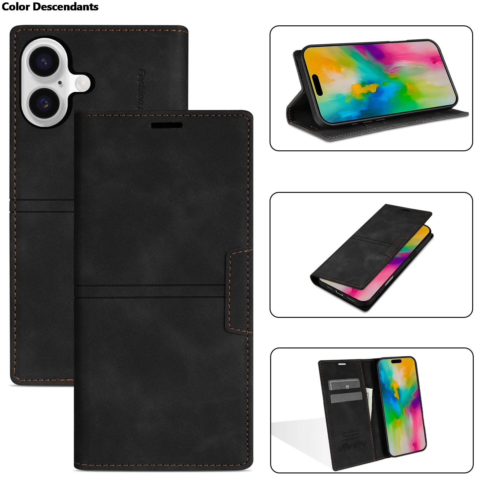 Custodia Portafoglio In Pelle Con Cinturino Per Google Pixel 5 5G | ELISORLI - 2