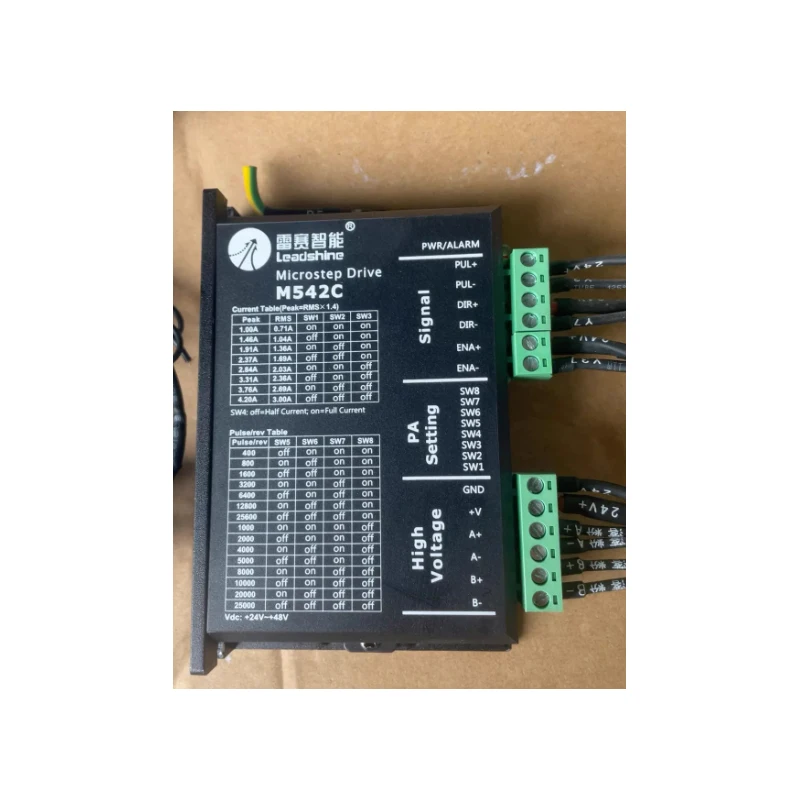 1pc Stepper Motor Driver M542C DM542-05 DM542S DM542 V3.0 for 2 Phase Nema23 Steppermotor