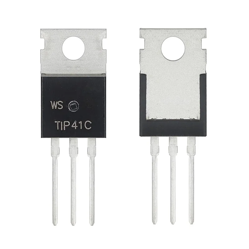 TIP41C TIP41 NPN Transistor 6A 100V Darlington Silicon Power Transistors 3-Pin TO-220 (Pack of 20)