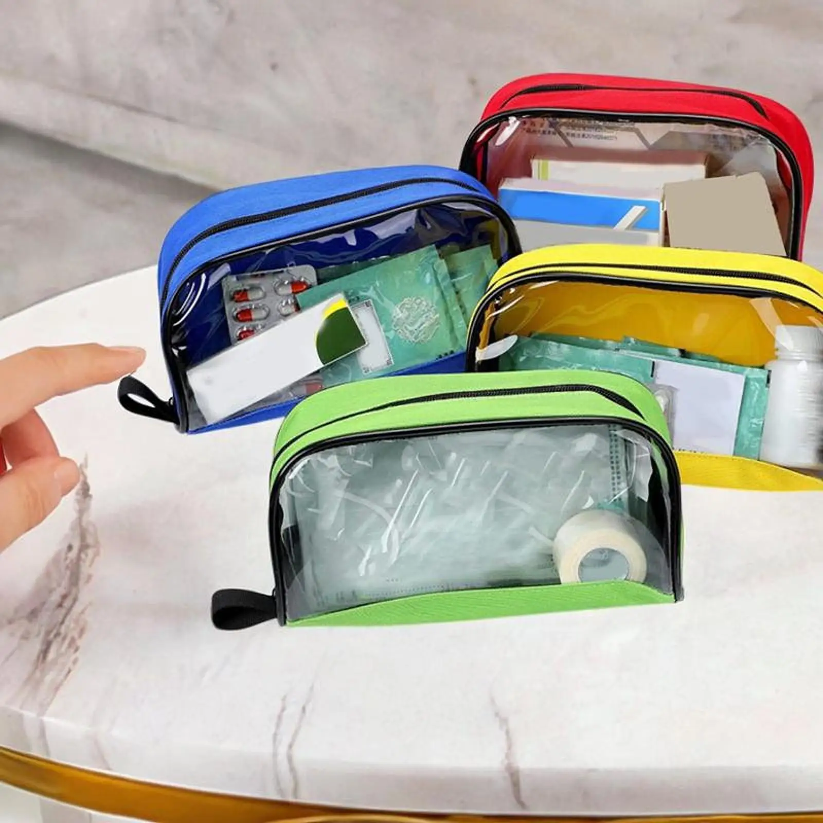 Сумка первой помощи, портативный многофункциональный органайзер для швейных принадлежностей, аварийная сумка-органайзер для путешествий, тренажерного зала, кемпинга, пешего туризма, экстренной помощи