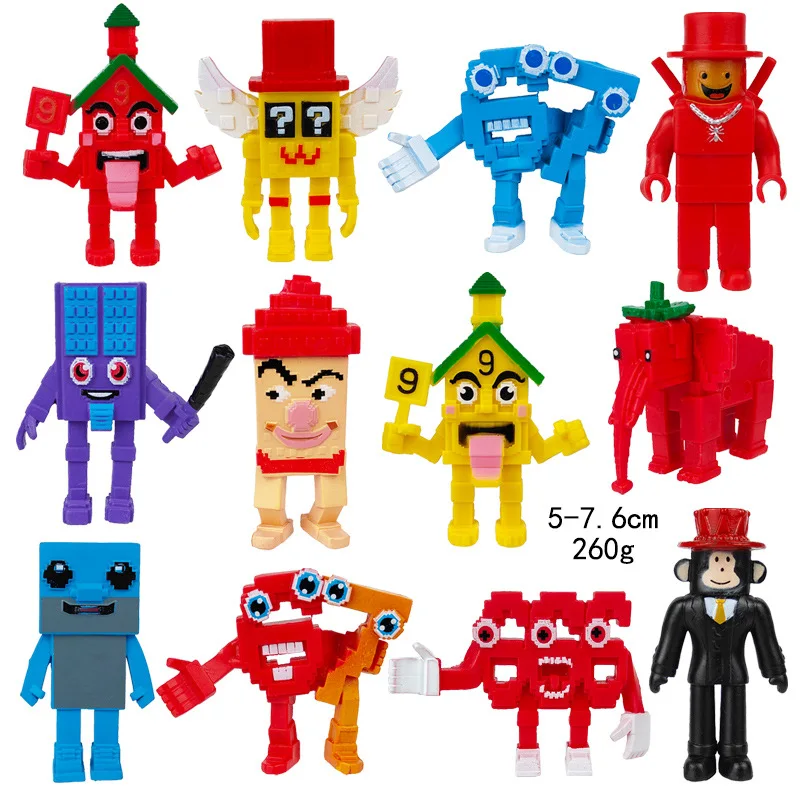 Italienische Brainrot-Actionfiguren „Steal A Brainrot“, Modellpuppe, Anime-Ornamente, 67 Haus, 9 Mitarbeiter, Erdbeere, Elefant, Kinderspielzeug, Geschenk