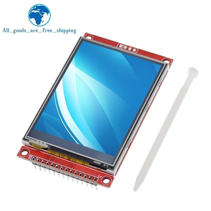 DIYTZT LCD لوحة تعمل باللمس وحدة منفذ تسلسلي ، SPI TFT ، PBC ILI9341 ، ST7789V ، "، 240x320