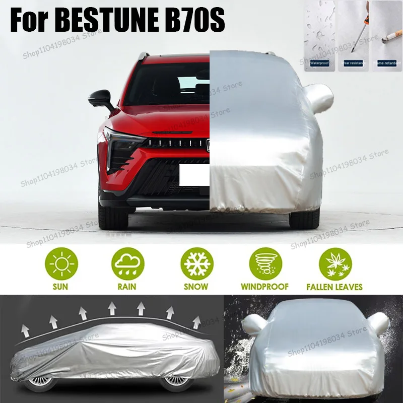 

For BESTUNE B70S Auto parts Anti snow Anti dust Sunscreen Anti-uv Anti peeling paint And Anti Rainwater 210t car cover Car cover