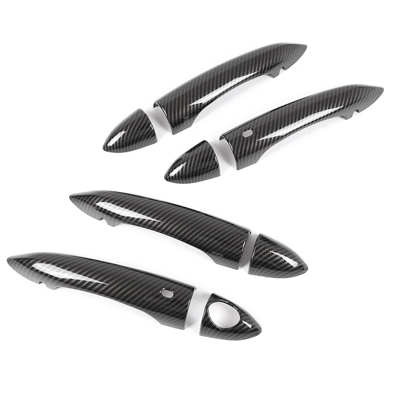 

8Pcs Car Side Door Handle Trim Door Handle Cover Trim Trim Stickers For Alfa Romeo Giulia 2017-2020 With Holes-ABQF