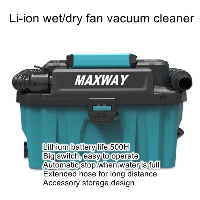

Brushless Rechargeable Vacuum Cleaner Lithium Construction Dust Collector Industrial High Power Compatible Makita Battery