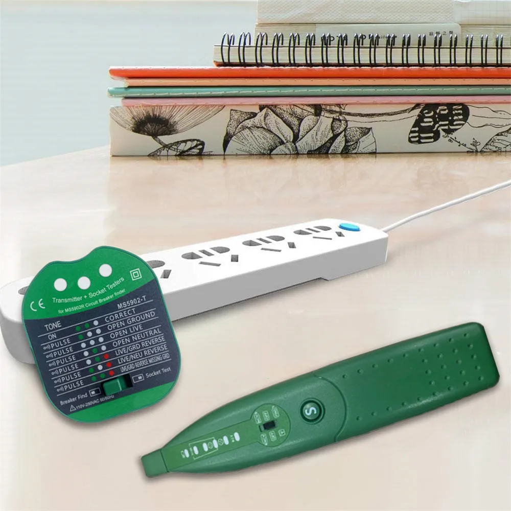 Imagem -06 - Localizador de Disjuntor Automático com Lanterna Fusível Tester Soquete 220v Europeu Americano Americano 110v