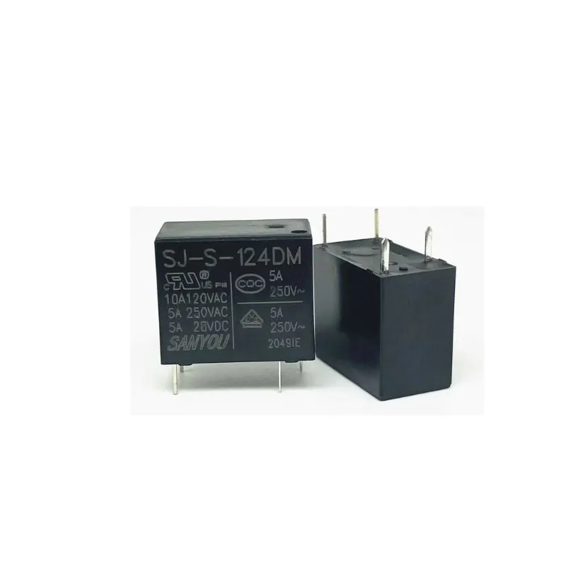 HOT NEW SJ-S-124DM SJ S 124DM 24VDC 5A 4foot relay