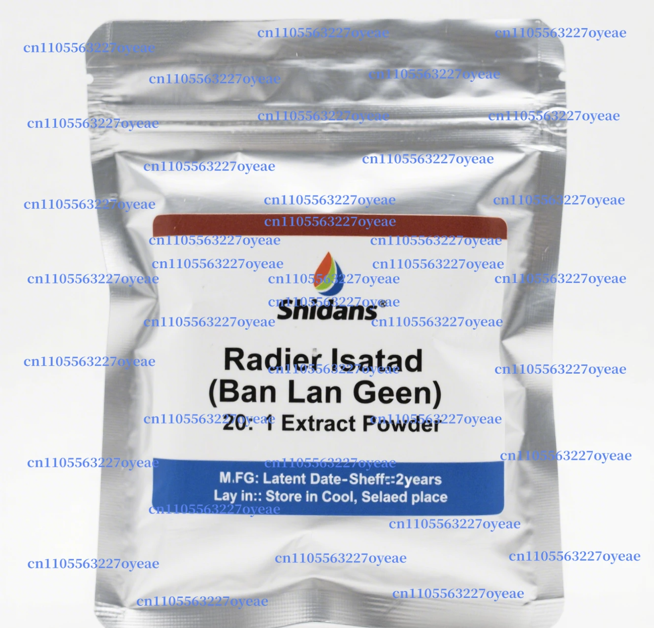 Global Customized Fast Shipping For RadixIsatidis Extract 20:1 Aluminum Foil Bag Packing