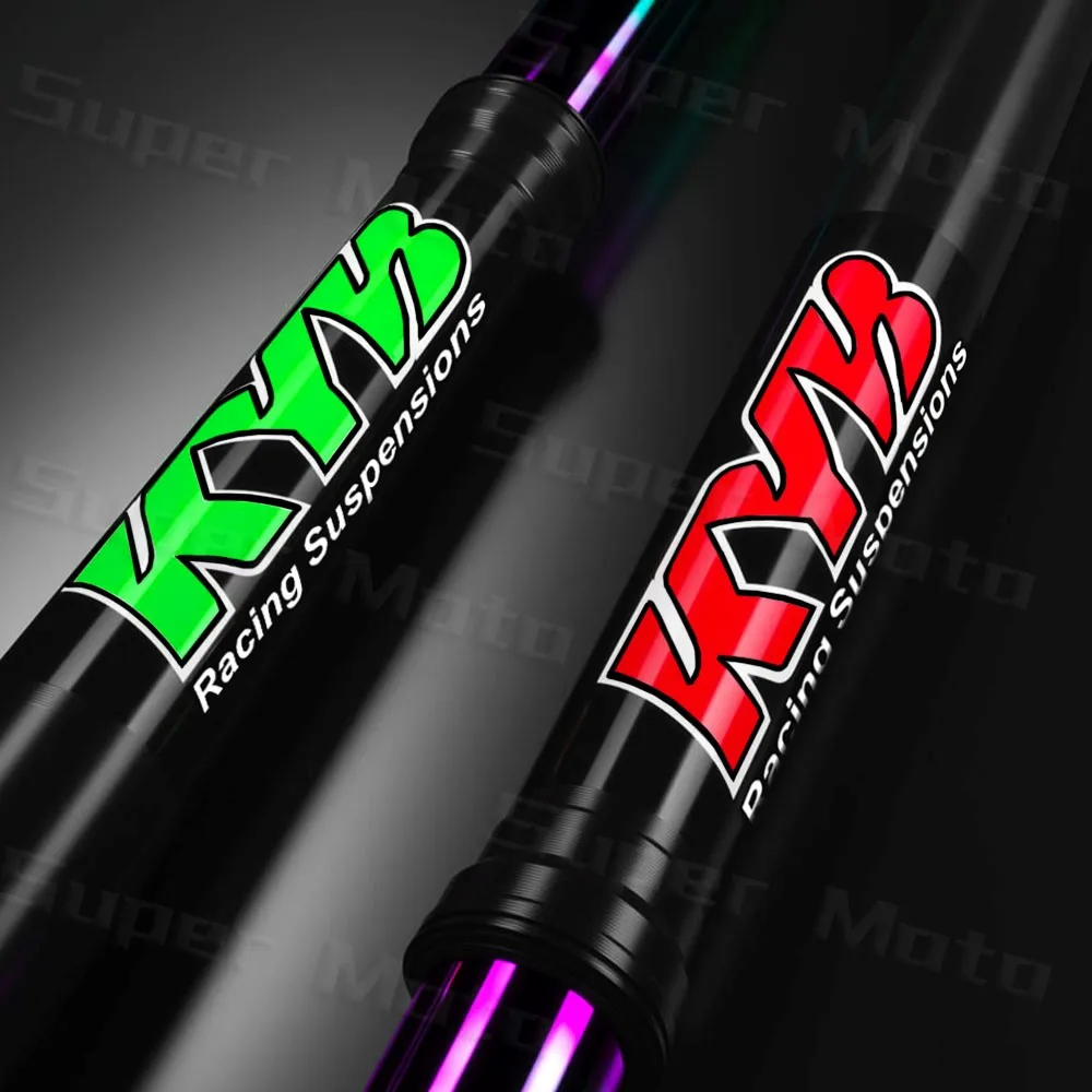 2 Stück reflektierende Aufkleber für Motorrad-Rennsport und Motocross, Gabelaufkleber, KYB-Aufkleber, Aufhängungs- und Stoßdämpfer-Aufkleber für Benelli, Yamaha, Honda. – Detail 1
