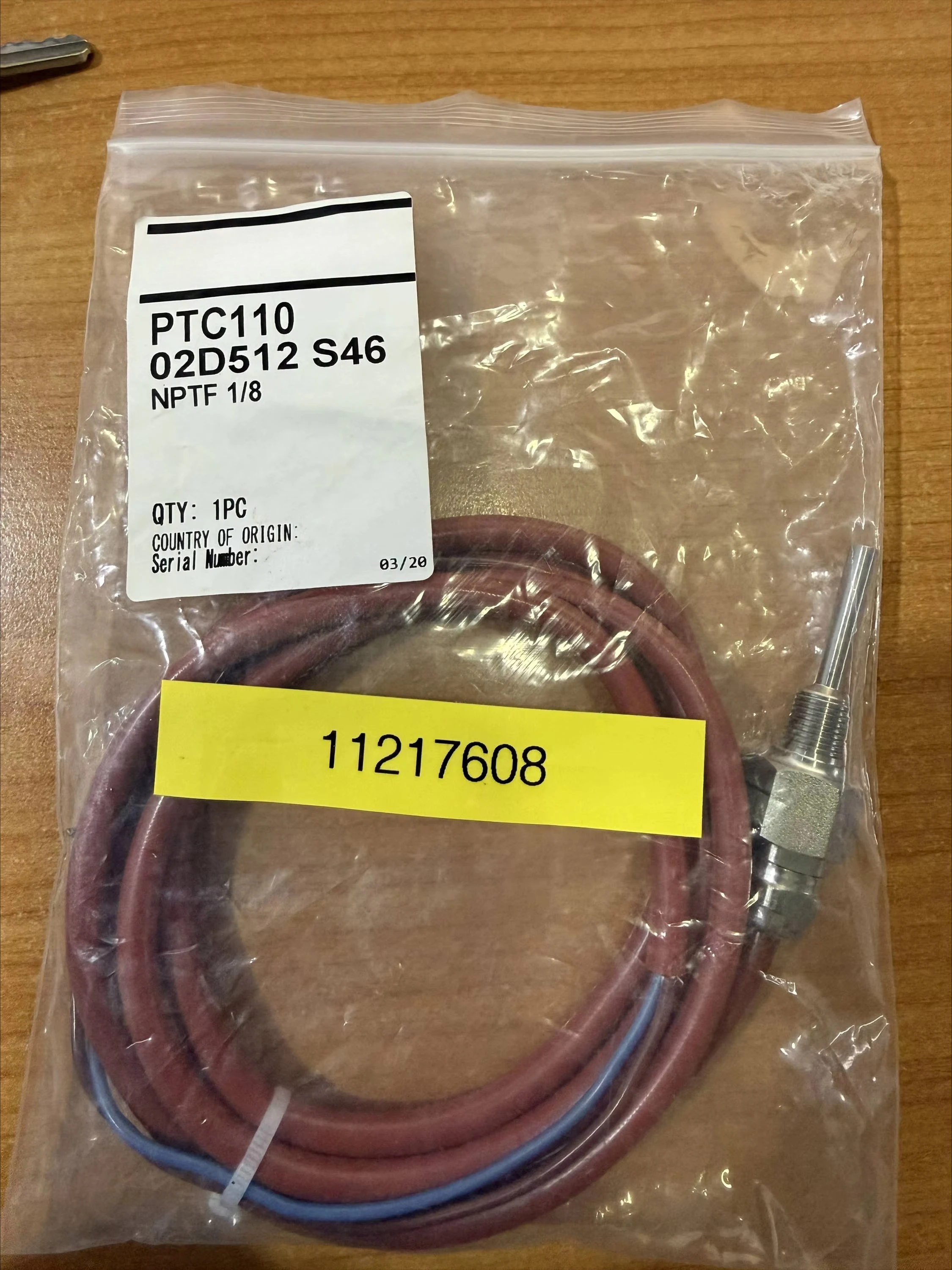 FOR New Compressor Exhaust Temperature Sensor PTC110 for Refrigeration Components Compressors