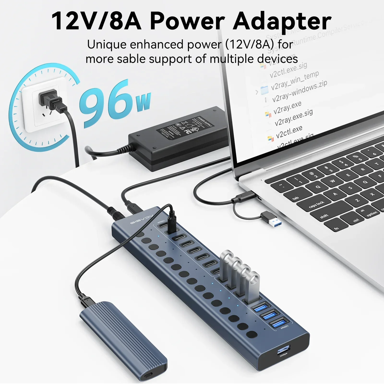 16-Port Powered Data Hub 3