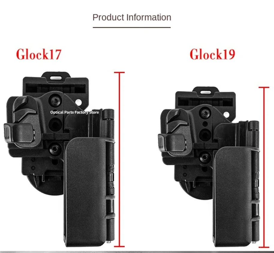 Tactical IPSC Holster Right Hand Level 3 Carry Quick OWB Gun Case Waist Belt Holster Pistol Holder for Airsoft Glock 17 19 22 34