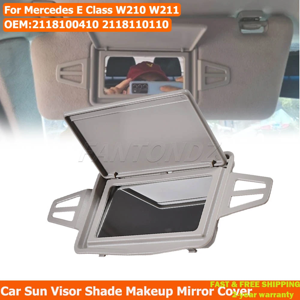 

Car Sun Visor Mirror Cover Makeup Mirror Cover For Mercedes E Class W210 W211 2118100410 2108101310 2118110110 2118110010 ﻿