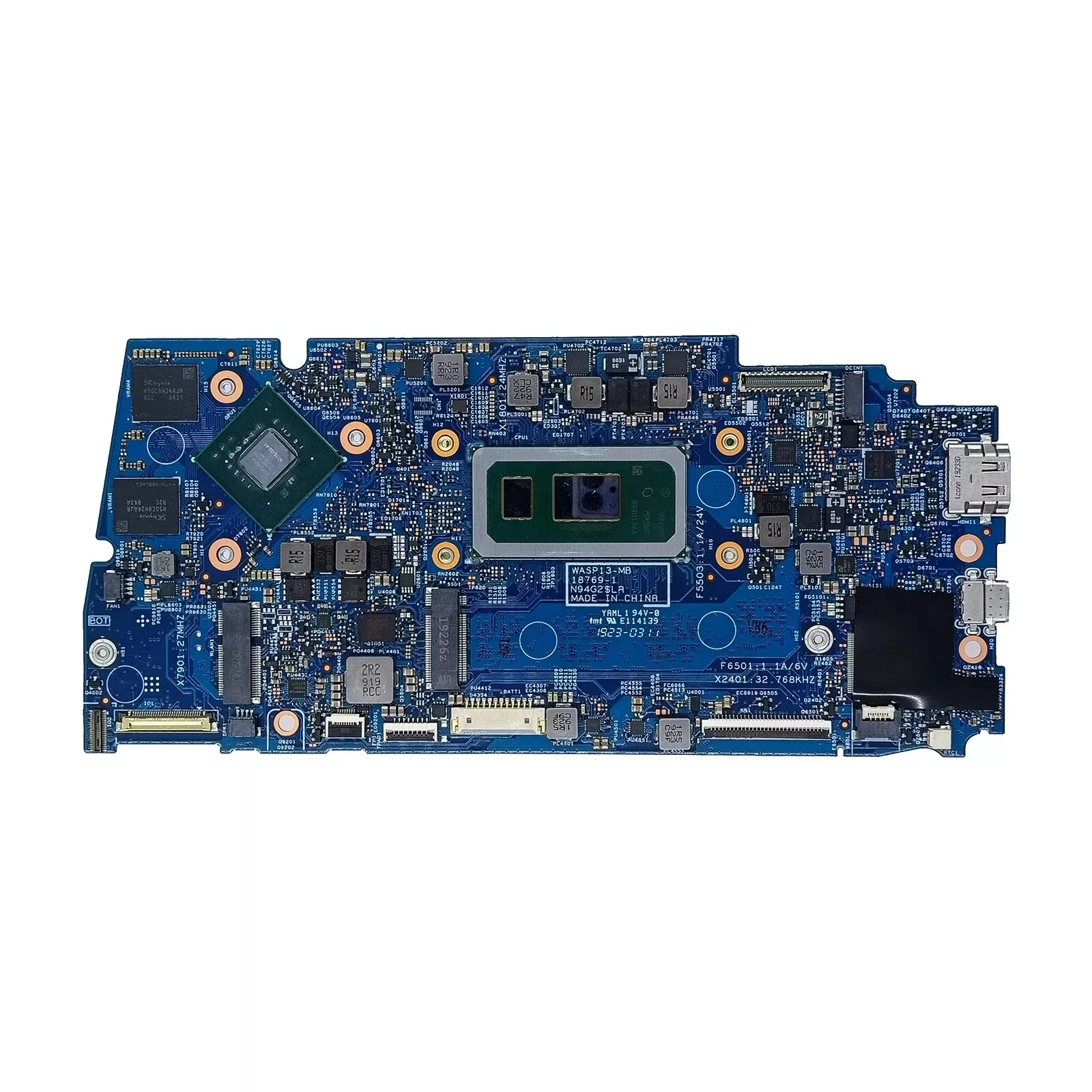 GW1B01 لـ Vostro 5390 5391 اللوحة الأم 18769-1 i7-10510U 16GB MX250 2GB