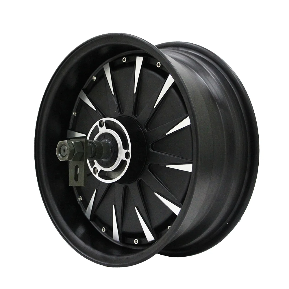 

QS Motor High Torque 12x5.0 inch 40H 260 3000W V1.3 Electric Motorcycle Wheels 48-72V 80-85kph New Condition