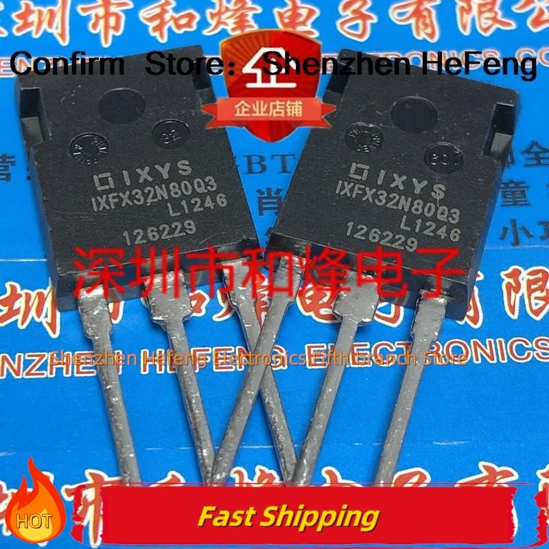 

10PCS/LOT IXFX32N80Q3 TO-247 800V 32A Transistors Quality