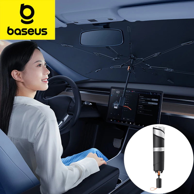 

Baseus Car Sunshade Foldable Windshield Sunshade Curtain Car Front Window Universal Windshield Car Accessory Summer Sunshade