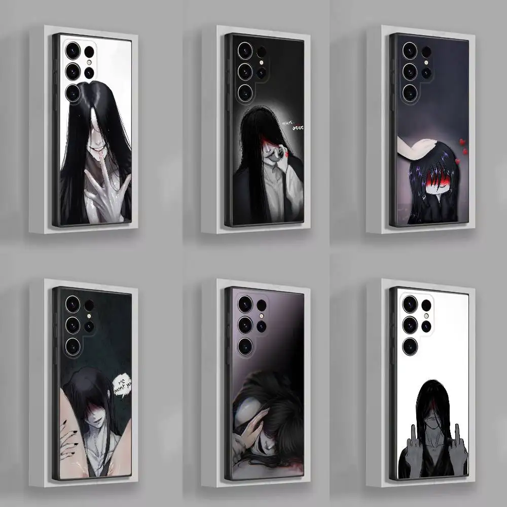 

H-Homicipher Mr Crawling Phone Case For Samsung S25,S24,S21,S22,S23,S30,Ultra,S20,Plus,Fe,Lite,5G Black Cover