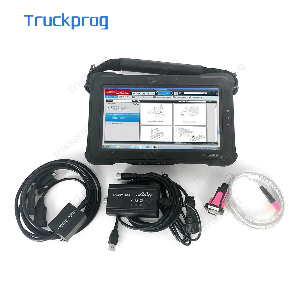 

Thoughbook Xplore tablet+for Linde Canbox doctor Linde pathfinder Linde forklift truck diagnostic tool