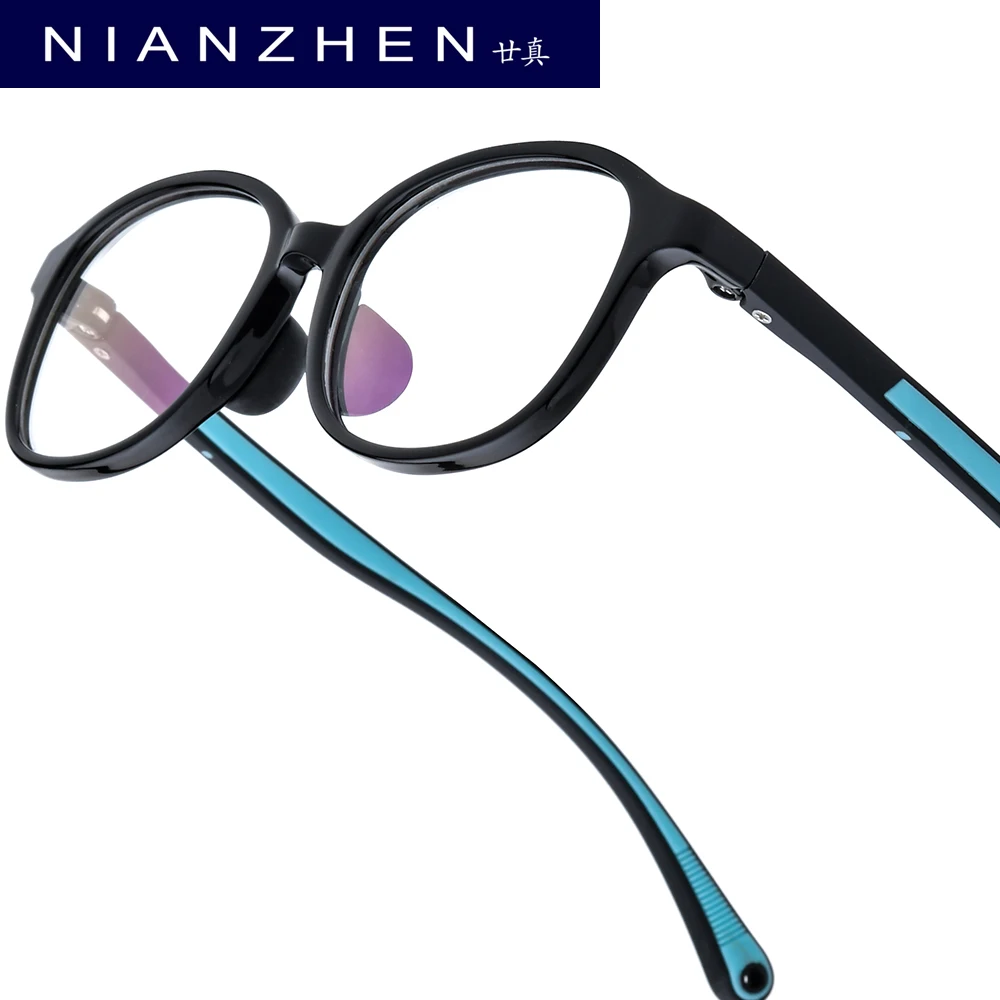 

Очки NIANZHEN TR90 для детей, квадратные, дизайнерские, ультралегкие, силиконовые, для девочек и мальчиков, модель 52002