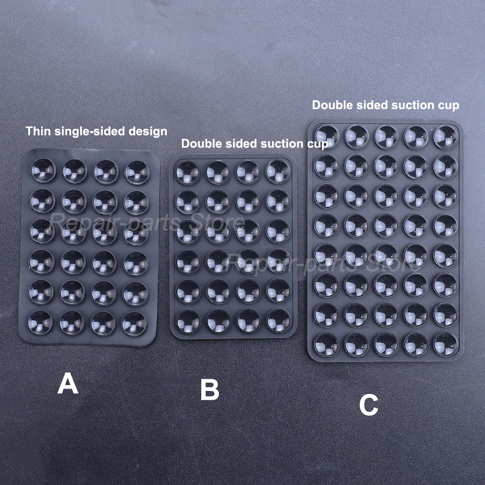 Double Sided Silicone Suction Cup Mobile Phone Suction Cup With Adhesive Pad Silicone Pad Rubber Suction Cup ﻿